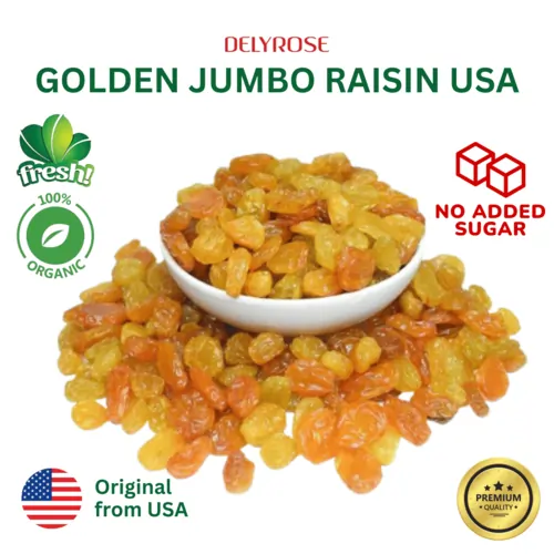 Kismis Golden Jumbo Raisin AAA Mini Pack kismis kuning besar carton 100g 200g 250g 500g 1kg 5kg 10kg 20kg segar fresh mix A AA VIP medium large jumbo pack harga murah cheap price kedai shop borong pemborong pengimport pembekal pengedar wholesale supplier importer kilang factory delyrose shah alam selangor kuala lumpur malaysia singapore singapura brunei indonesia thailand