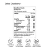 Buah Kering Kranberi Dried Fruit Cranberry Carton 11.34kg 5kg 10kg 1kg nutritional facts segar fresh mix A AA VIP medium large jumbo mini pack harga murah cheap price kedai shop borong pemborong pengimport pembekal pengedar wholesale supplier importer kilang factory delyrose shah alam selangor malaysia singapore singapura brunei indonesia